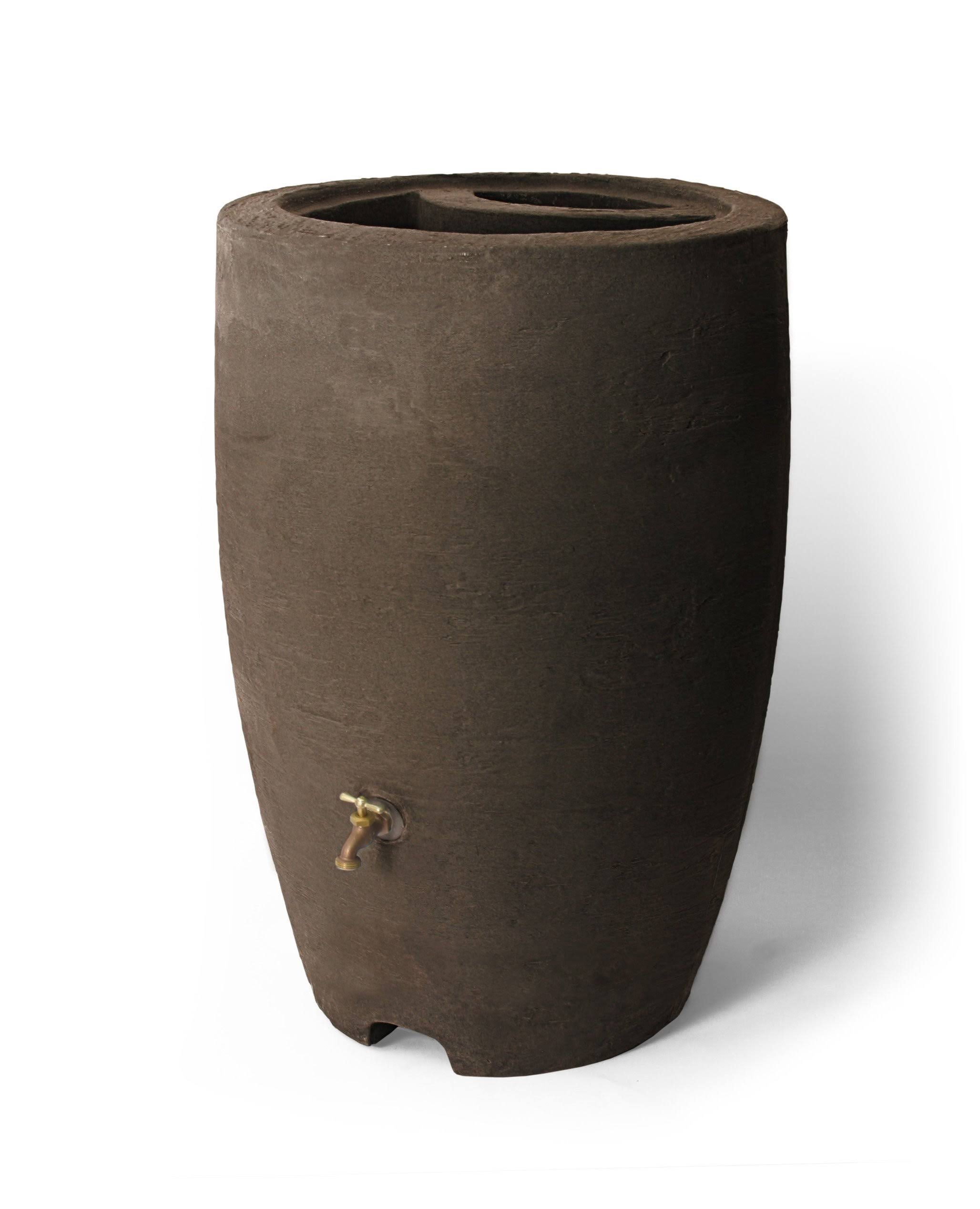Algreen Athena 50 gal. Brownstone Rain Barrel