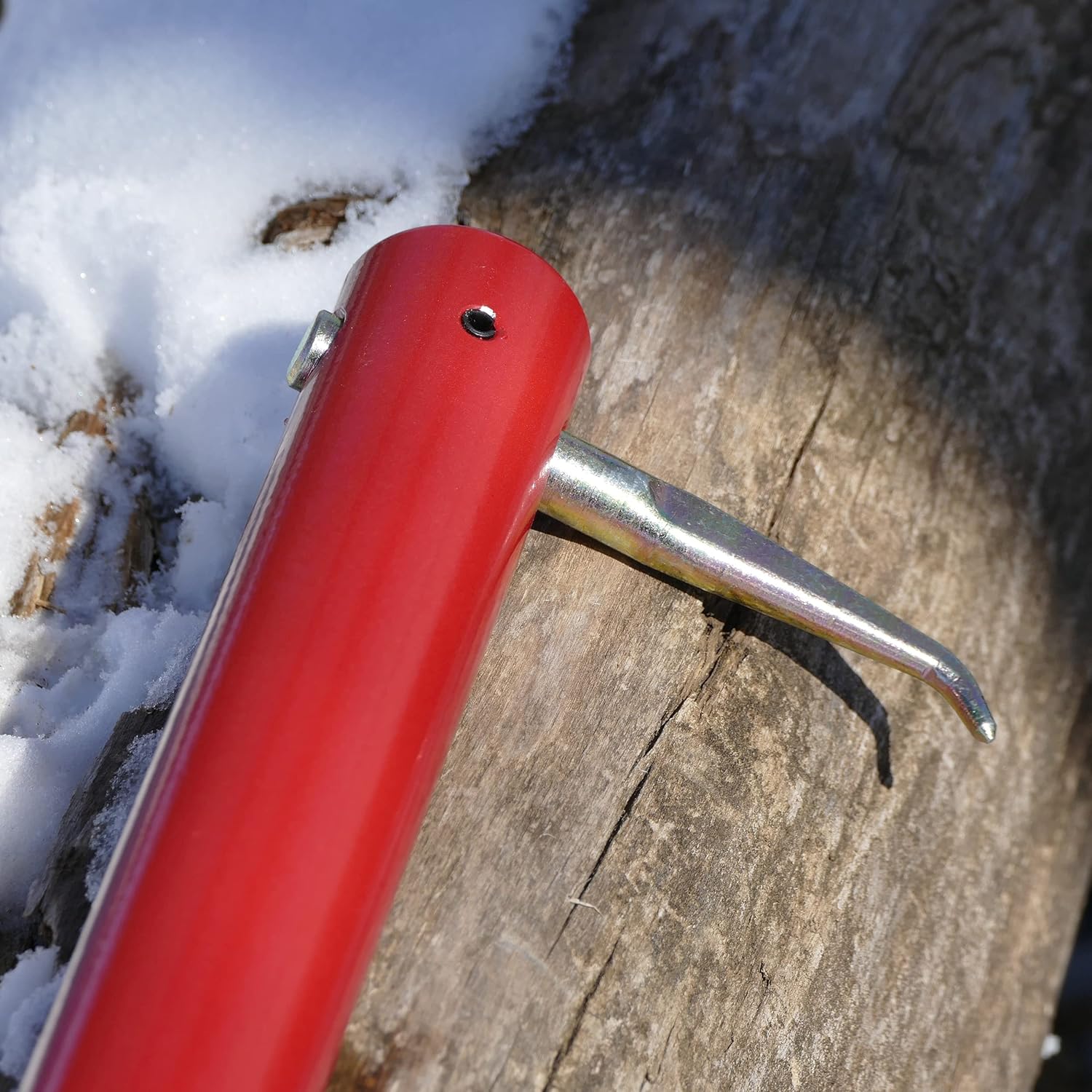 Felled Hookaroon Tool - 30in Log Roller Lifter with Aluminum Handle for Moving Firewood or Pulling Slabs Off The Sawmill Pack of 2