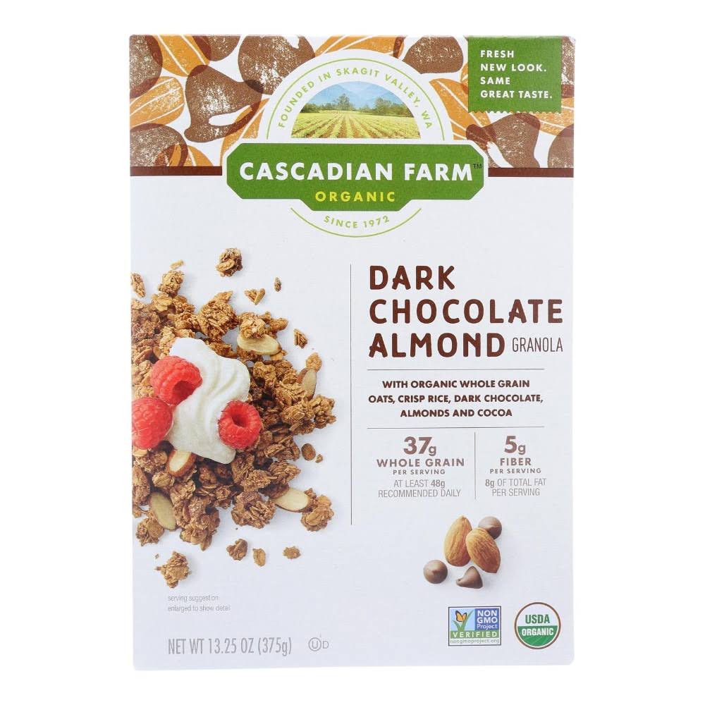 Cascadian Farm Organic Dark Chocolate Almond Granola, 13.25 oz
