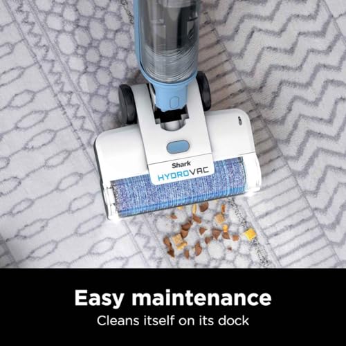 Shark HydroVac Cordless Pro XL 3-in-1 Vacuum, Mop & Self-Cleaning System with Antimicrobial Brushroll* & Solution for Multi-Surface, Hardwood, Tile, Marble & Area Rugs