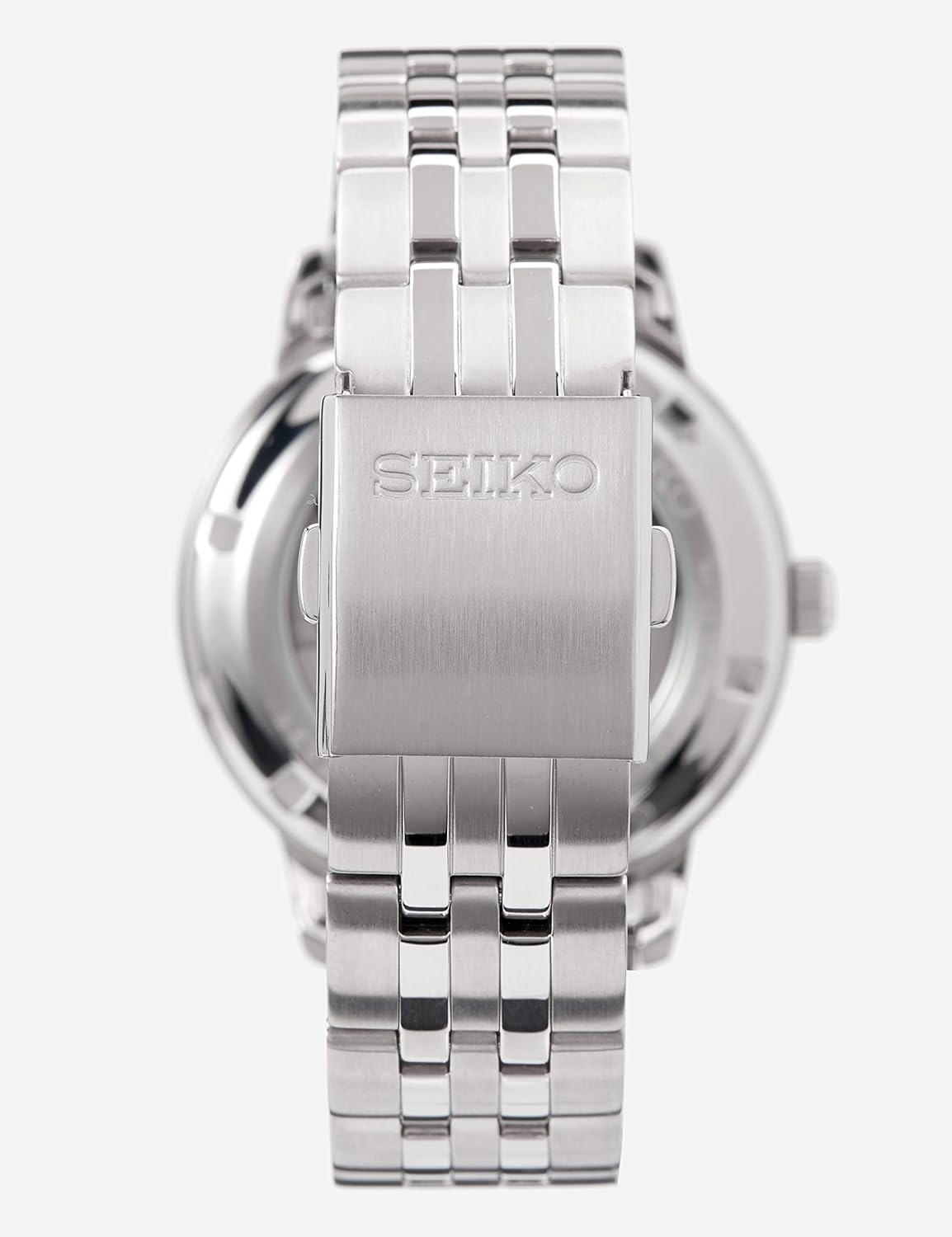 Seiko Men Analog Automatic Watch with Stainless Steel Strap SRPH89K1, Green, Bracelet