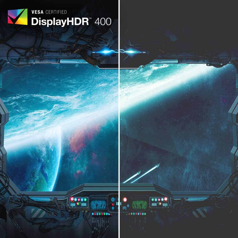 Acer Nitro XV272U Pbmiiprzx 27" WQHD (2560 x 1440) IPS G-SYNC Compatible Monitor, 144Hz, 1ms VRB, VESA Certified DisplayHDR400, DCI-P3, Delta E