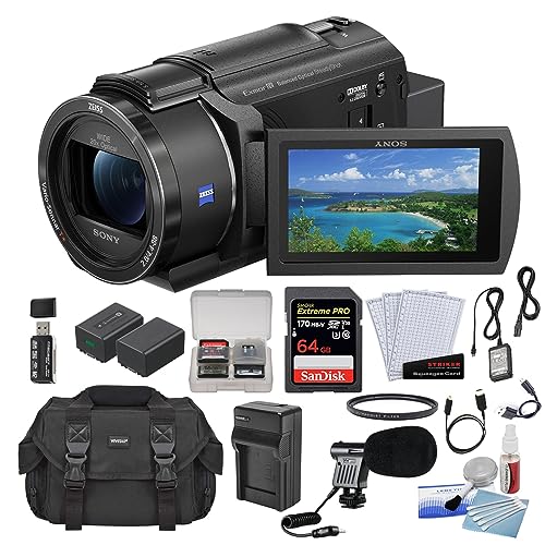 Sony FDR-AX43A UHD 4K Handycam Camcorder Bundles