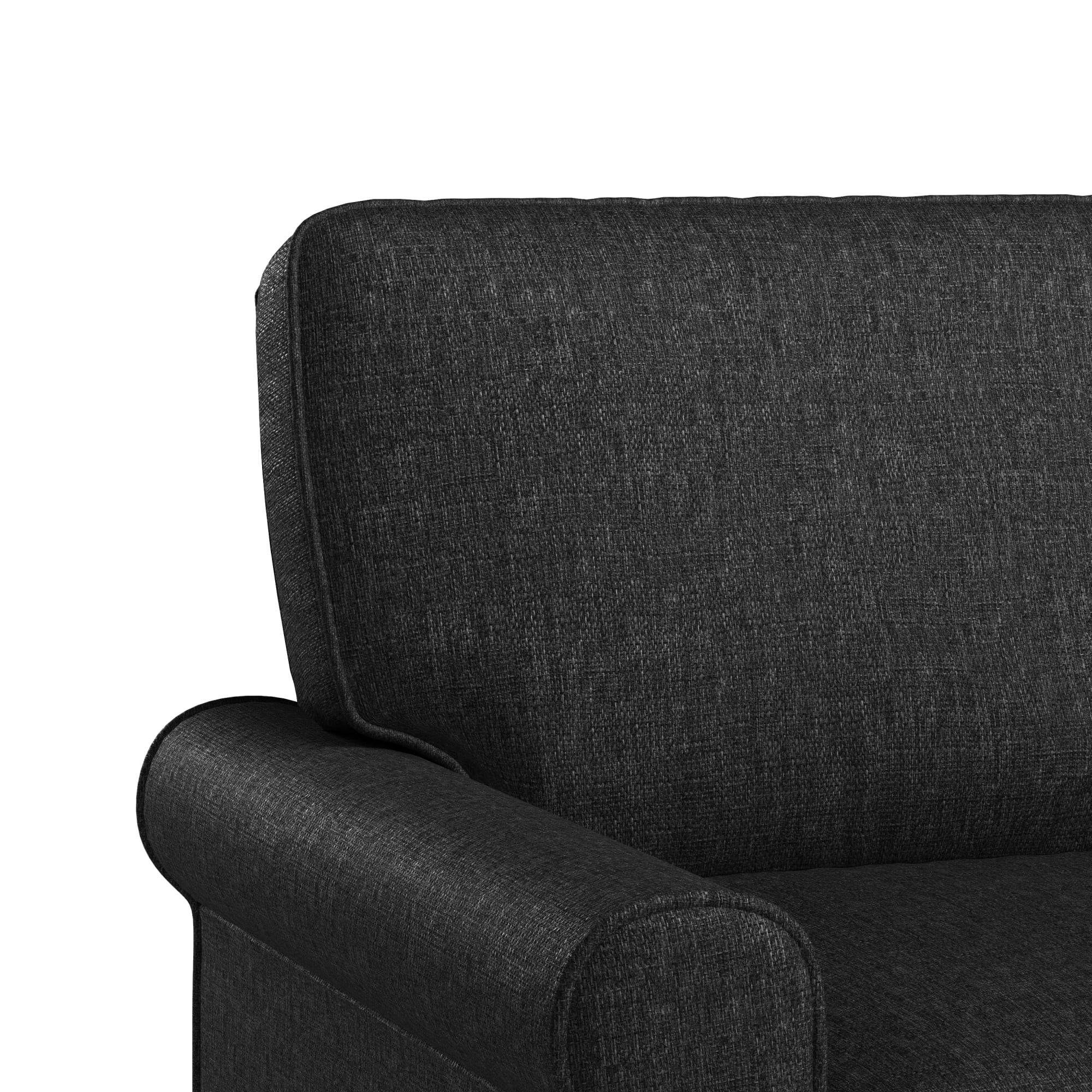 Mainstays Tatum Twin Sleeper Loveseat, Black
