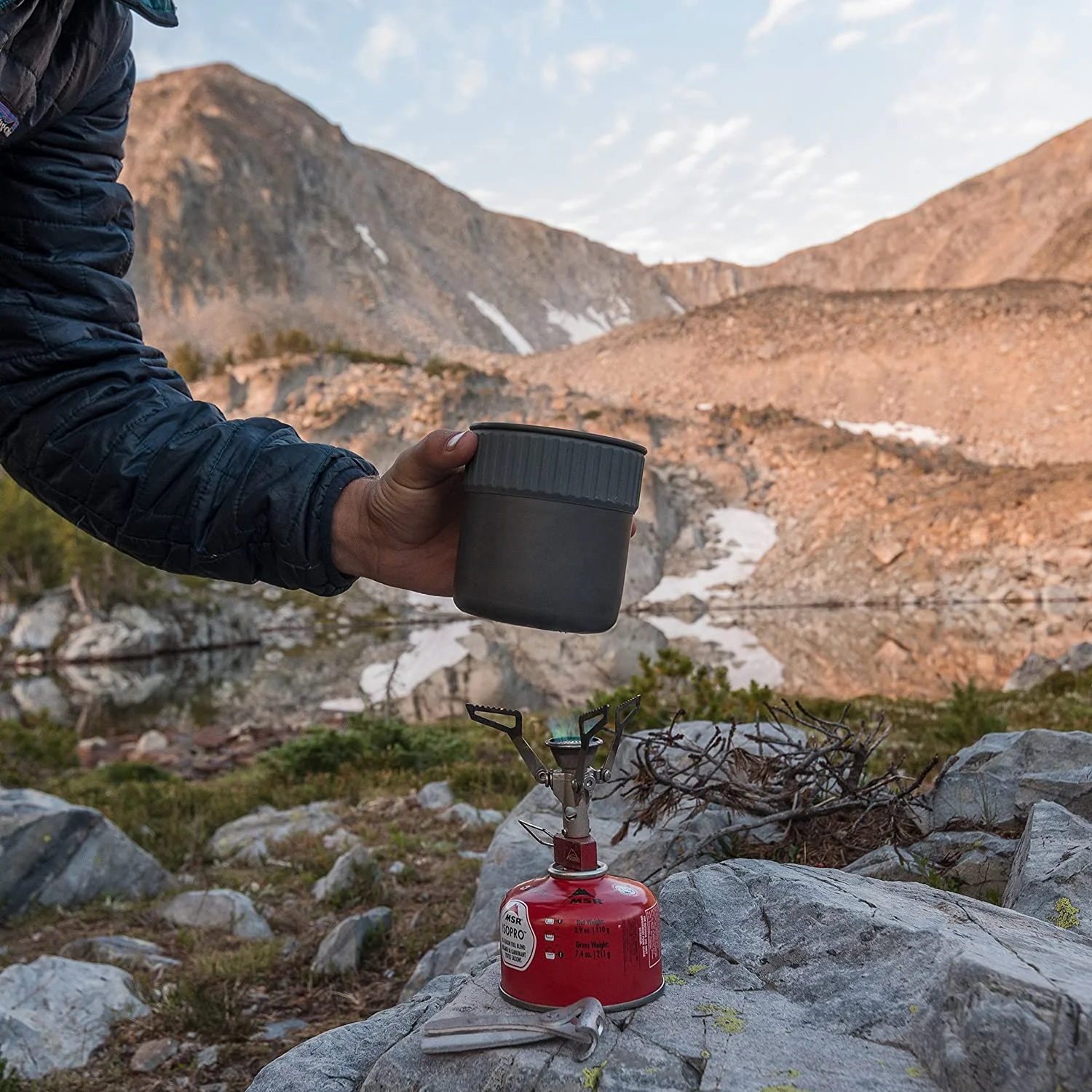 2 Ultralight Camping and Backpacking Mini Stove Kit