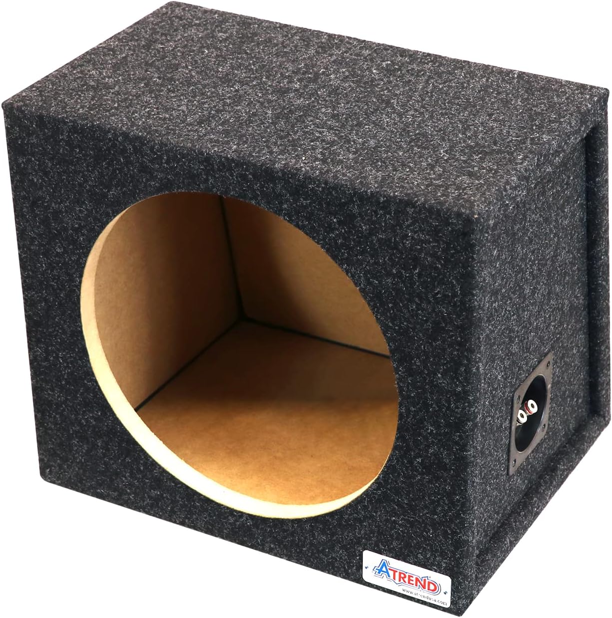 Atrend 12SA 12” Single Sealed Subwoofer/Speaker Enclosure Subwoofer Box Designed and Engineered in USA with The Latest in Computer Automated Design So You Can Let The Music Move You Pack of 2