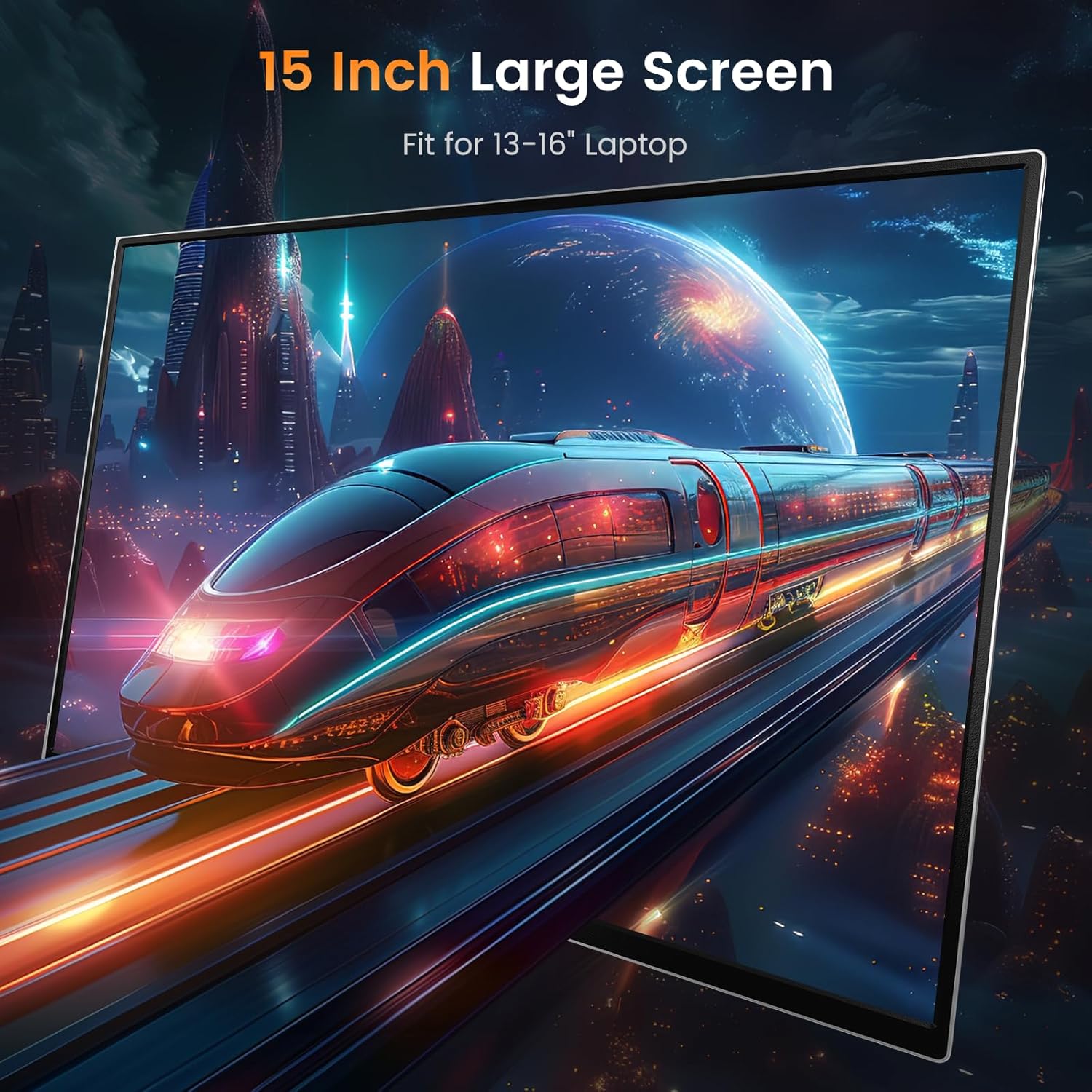 L LIMINK LK15 Portable Triple Monitor for 13-16 Inch Laptop LK16 Portable Triple Monitor for 15-17.3 Inch Laptop