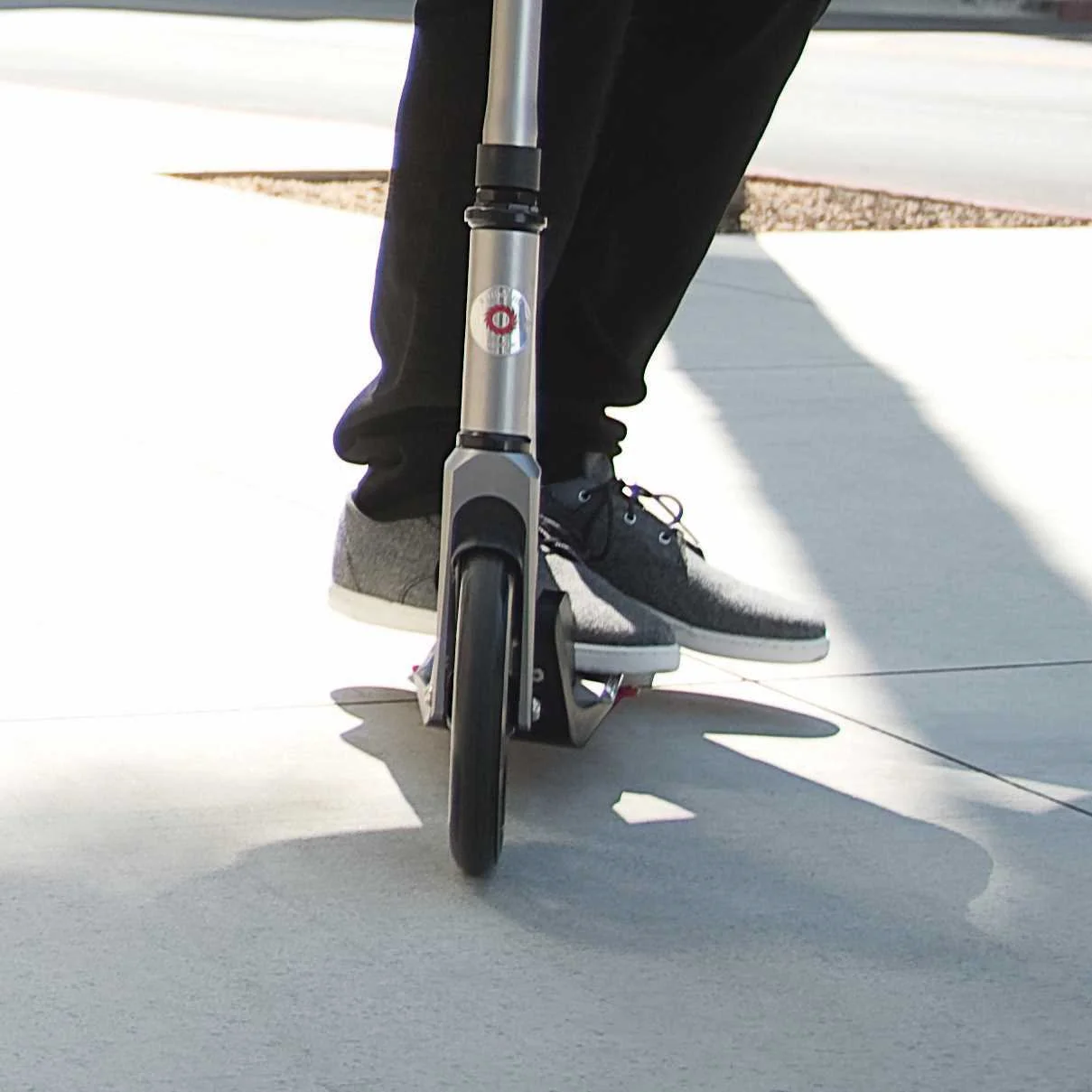 Razor A5 Prime Folding Kick Scooter, 8" Wheels, Anodized Aluminum,  for Kids, Teens, Adults up to 220 lb