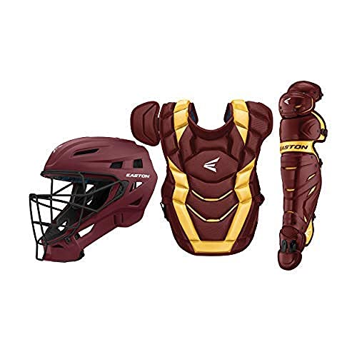 Easton | Elite X Baseball Catcher's Equipment | Box Set | NOCSAE Approved | Youth/Intermediate/Adult | Multiple Colors
