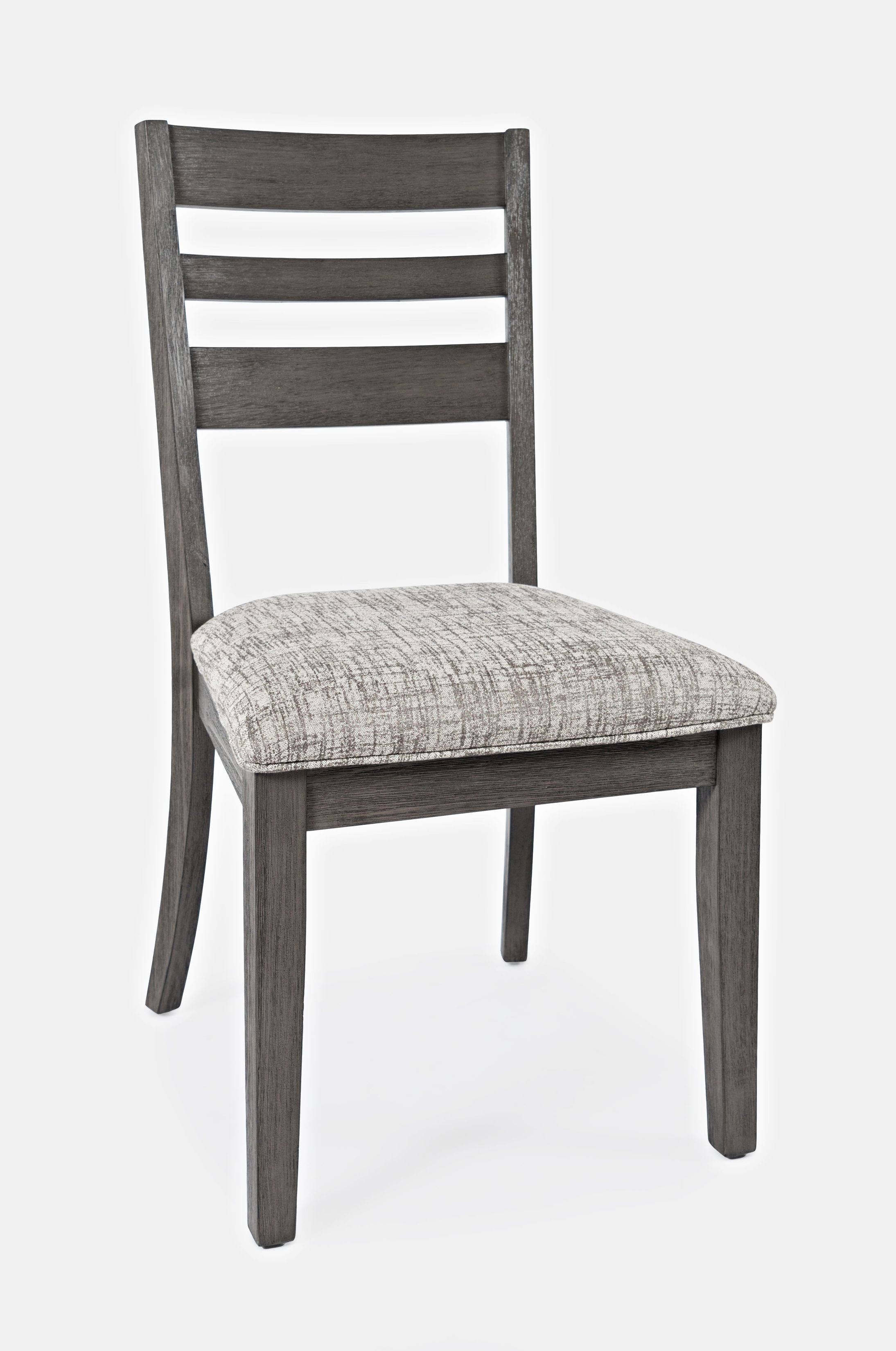 Jofran Altamonte Brushed Gray Ladderback Chair - Set of 2