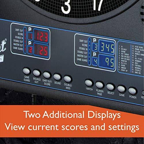 Fat Cat Mercury Electronic Dartboard, Built in Cabinet Doors with Integrated Scoreboard