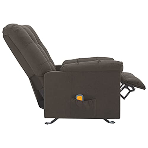 Reclinable Chair Massage Recliner Recliner Wingback Chair TV Chair Recliner Brown Fabric Suitable for Lounge, Bedroom, Living Room, Study Room.