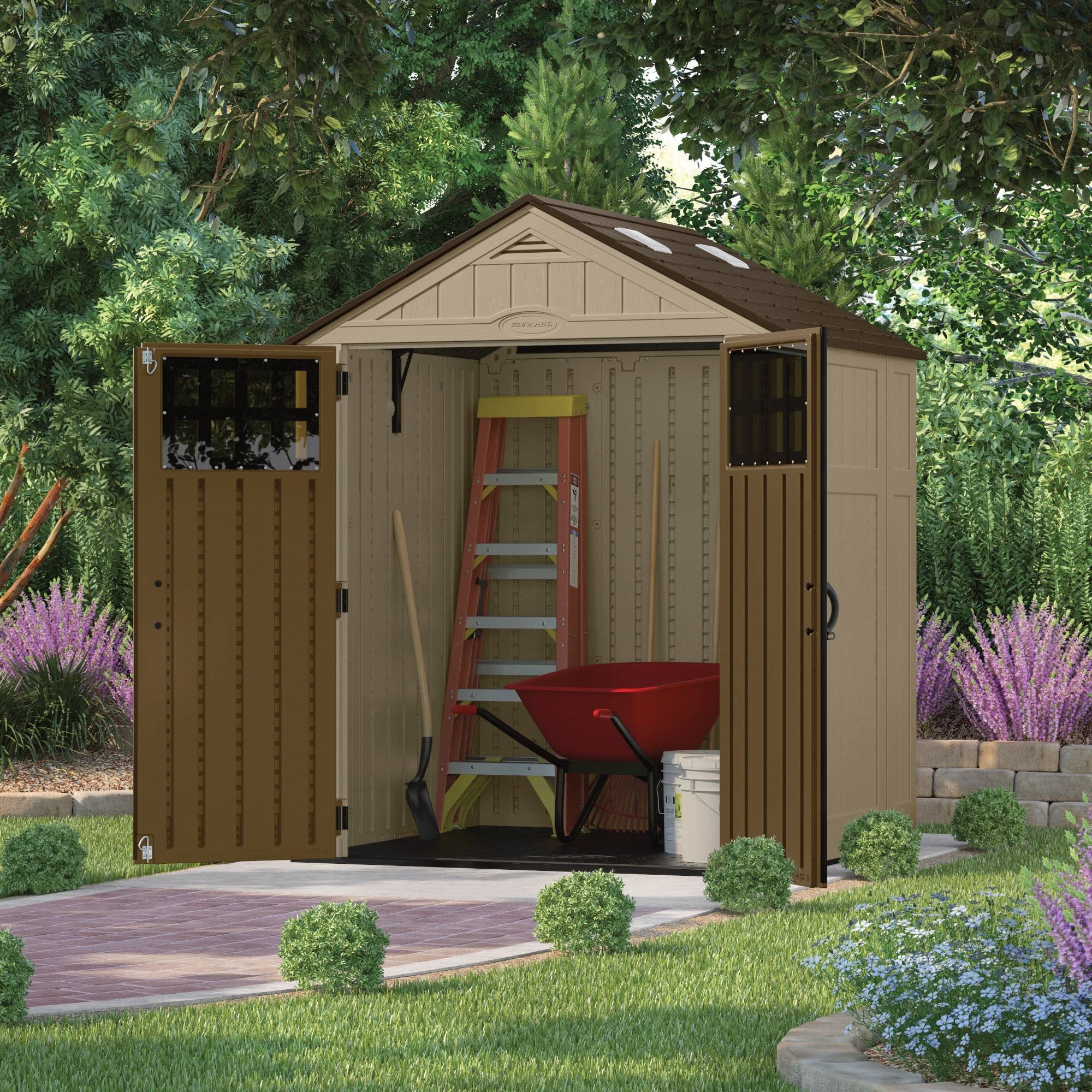 Suncast Everett 6 ft. x 5 ft. Storage Shed