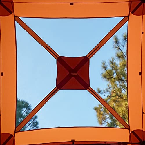 TIMBER RIDGE 4 Person Instant Pop Up Cabin Tent, Weather Resistant Camping Hub Tent, Easy Setup Portable Family Tent with Rain Fly and Carry Bag for Camping Hiking Outdoor Travel