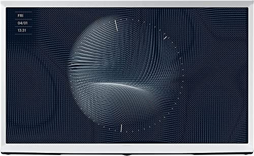 SAMSUNG Class QLED 4K The Serif LS01B Series Smart TV w/I-Shaped Design, Anti-Reflection Matte Display, Portable Easel Stand, Ambient Mode+, Alexa Built-in