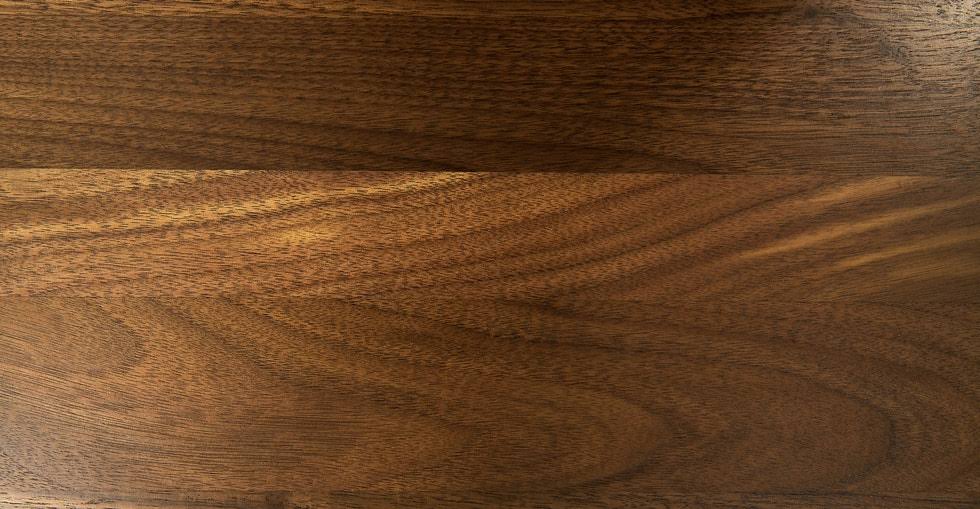 Round End Table in Solid Wood - Walnut | Article Amoeba Modern Furniture