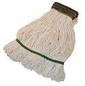 Small Grey/White Blended Looped Wet Mop, Case of 12