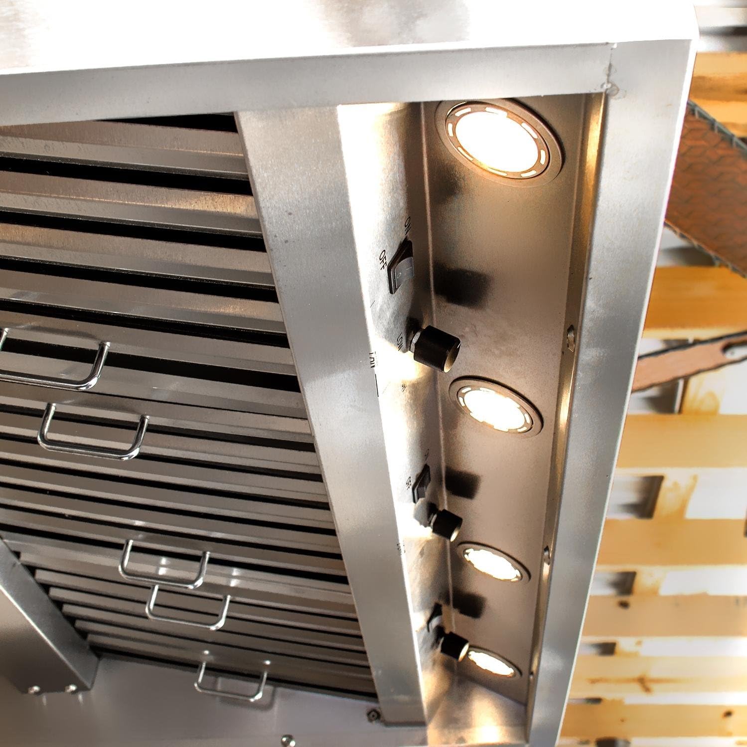 42" 2000 CFM Under Cabinet Range Hood in Stainless Steel