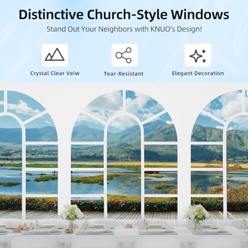 Party Tent 20x40' Event Tent for 100 People Heavy Duty Outdoor Weddings Tent, White
