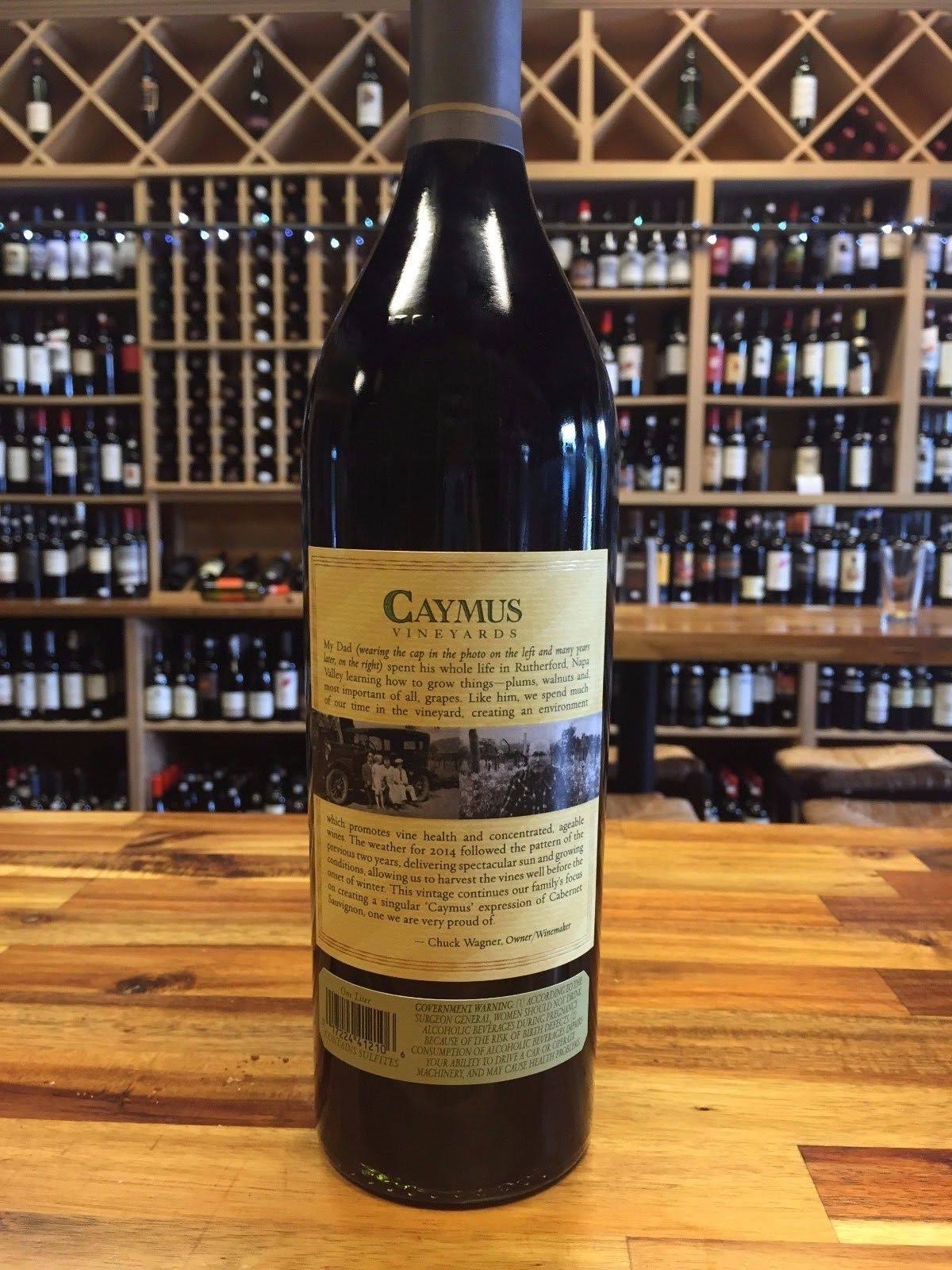 Caymus Vineyards Cabernet Sauvignon, Napa Valley (Vintage Varies) - 1 L bottle