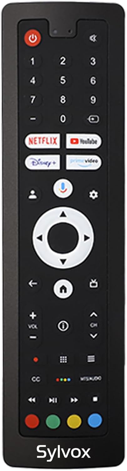 SYLVOX Smart Outdoor TV, 43 inch Outdoor Television Upgraded Google TV, 4K Weatherproof Outside TV, IP55 Waterproof, Google Assistant, Chromecast, 1000 nit Brightness for Partial Sun (Deck Pro 2.0)