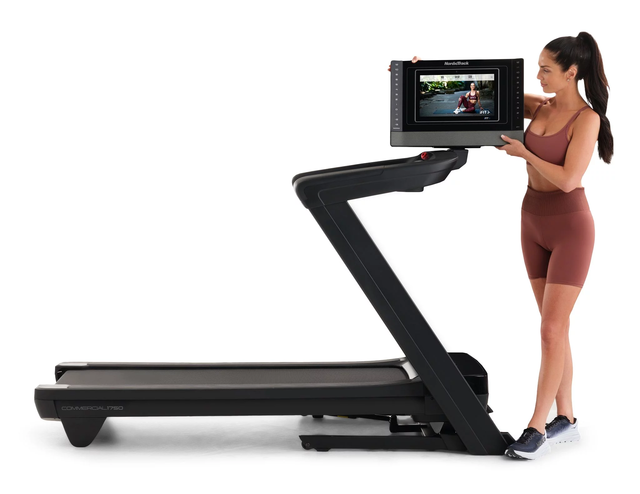 NordicTrack Commercial Series 1750; iFIT-enabled Treadmill for Running and Walking with 14” Pivoting Touchscreen