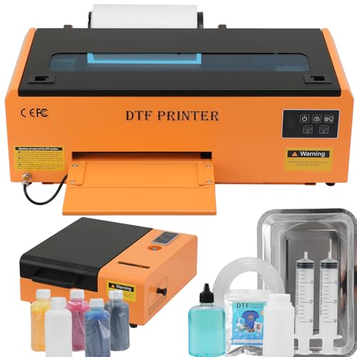 FAFAIR A4 L805 DTF Printer, DTF Printing Machine with Anti-Clogging Technology High Speed Printing, Transfer Printer for DIY T-Shirt, Other Textiles(L805+Oven+Software)