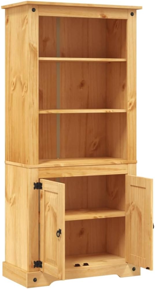 Bathroom Storage Cabinet Display CabinetCupboard Mexican Pine Corona Range 31.5"x15.7"x66.9"Suitable for Bedroom Bathroom Living Room Kitchen