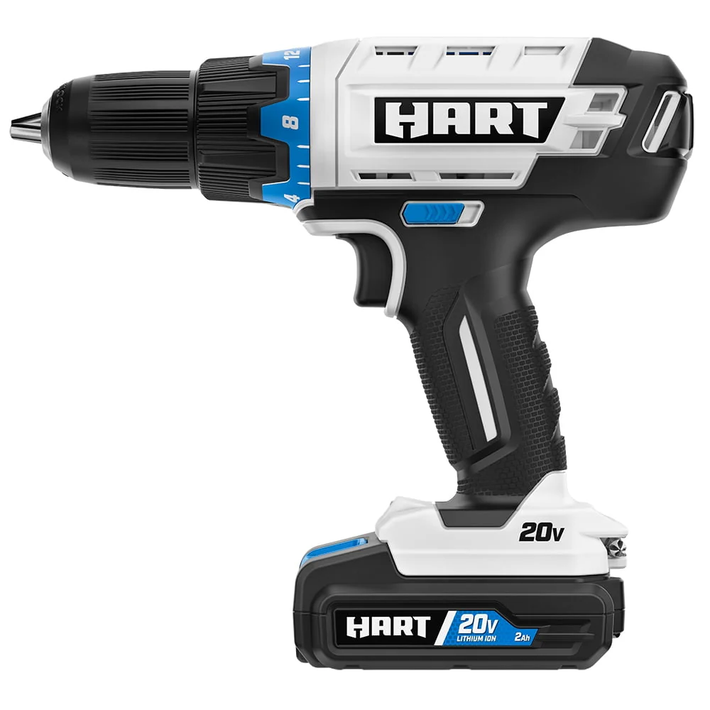 HART 20-Volt Cordless 6-Tool Combo Kit (1) 4.0Ah (1) 1.5Ah Lithium-Ion Batteries