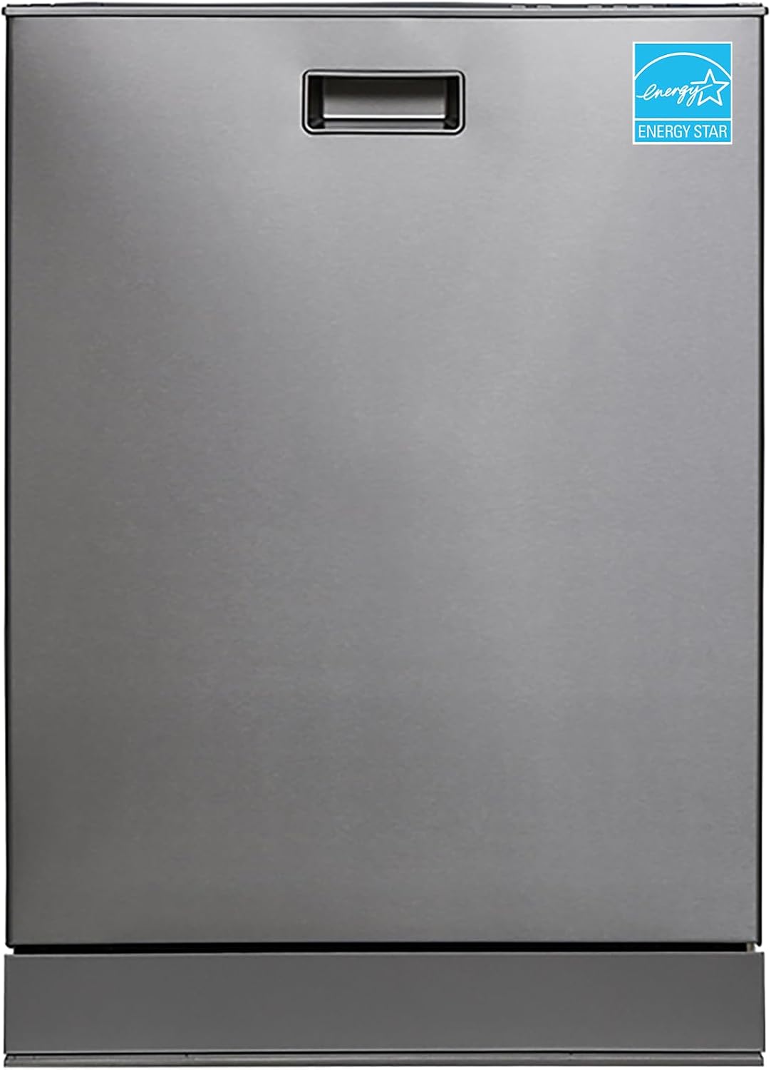 24" Top Control Built-in Dishwasher with Third Rack Finger Resistant in Stainless, Energy Star made in Europe