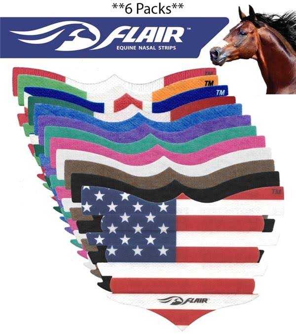 Flair Equine Nasal Strips, Canada Flag, Pack of 6, 3081-CAN