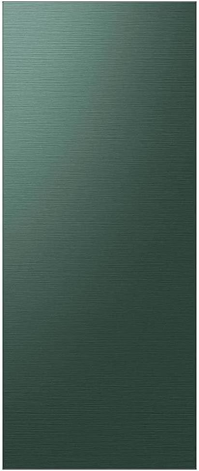 SAMSUNG Emerald Green Steel BESPOKE 3-Door French Door Refrigerator Top Panel