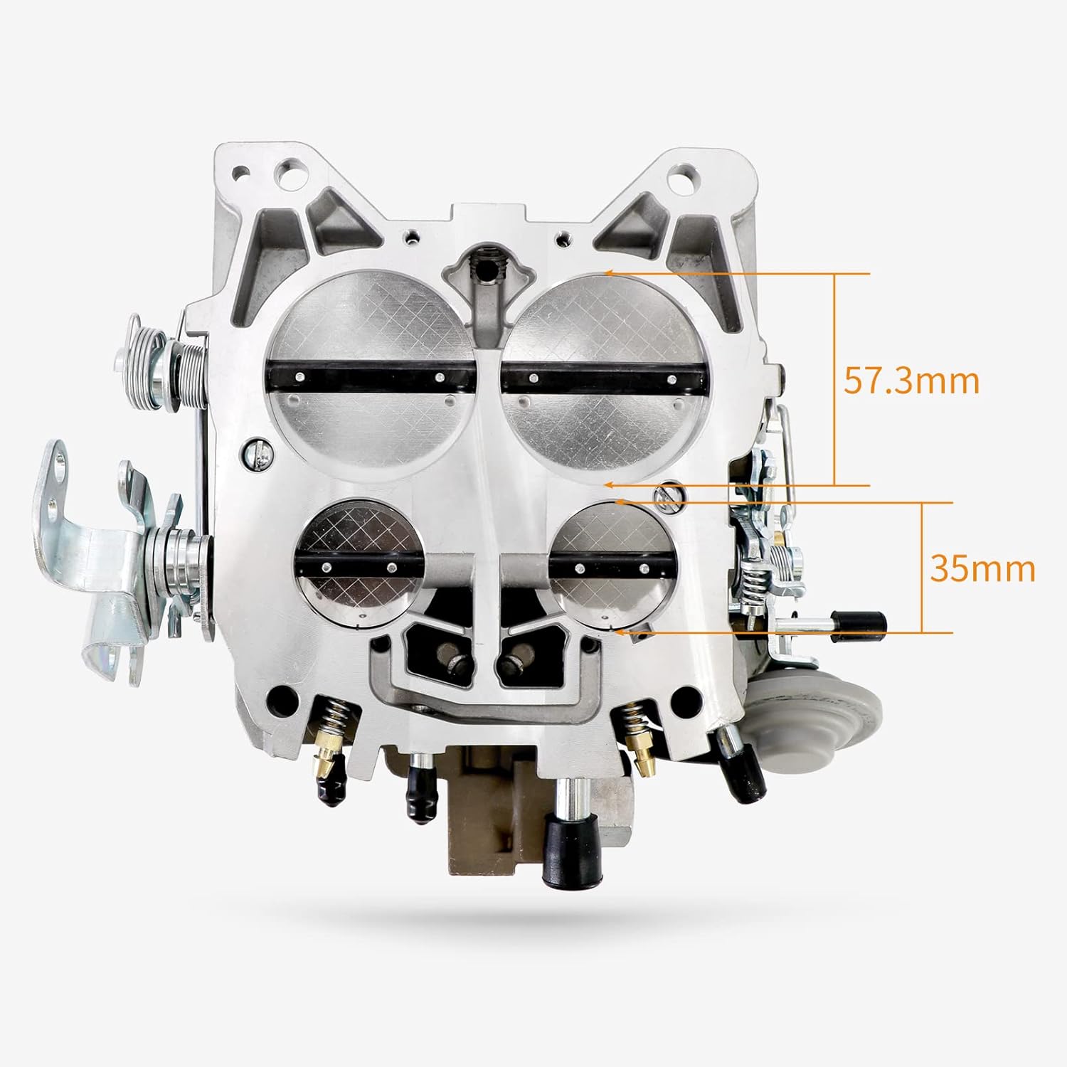 KIPA Carburetor For 1901R Rochester Quadrajet 4MV 4MV Chevy 1966-1973 Summit Jegs Divorced Choke 1901-GG 4-BBL, Replace for Corvettes 1975-1979 750 CFM Vacuum Secondary Durable
