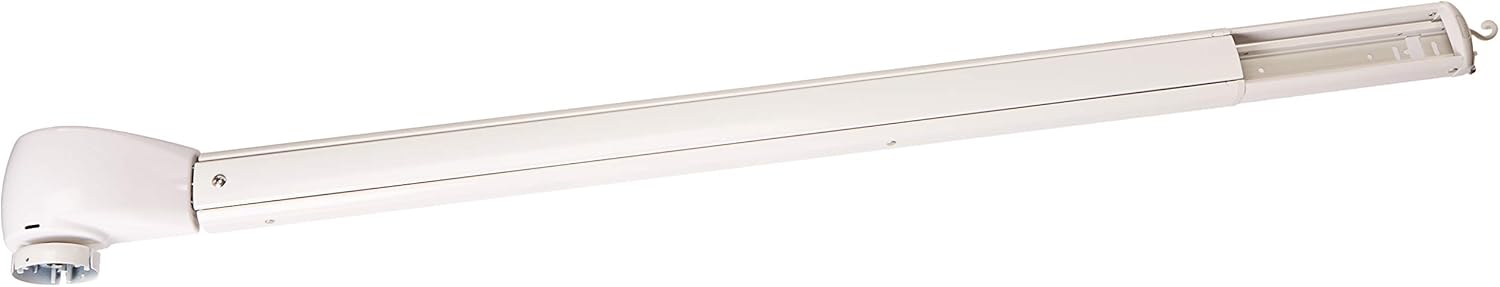 Carefree OV25APHW Travel'r White with Matching White Casting Adjustable Pitch 12 Volt Electric RV Awning Arms Set
