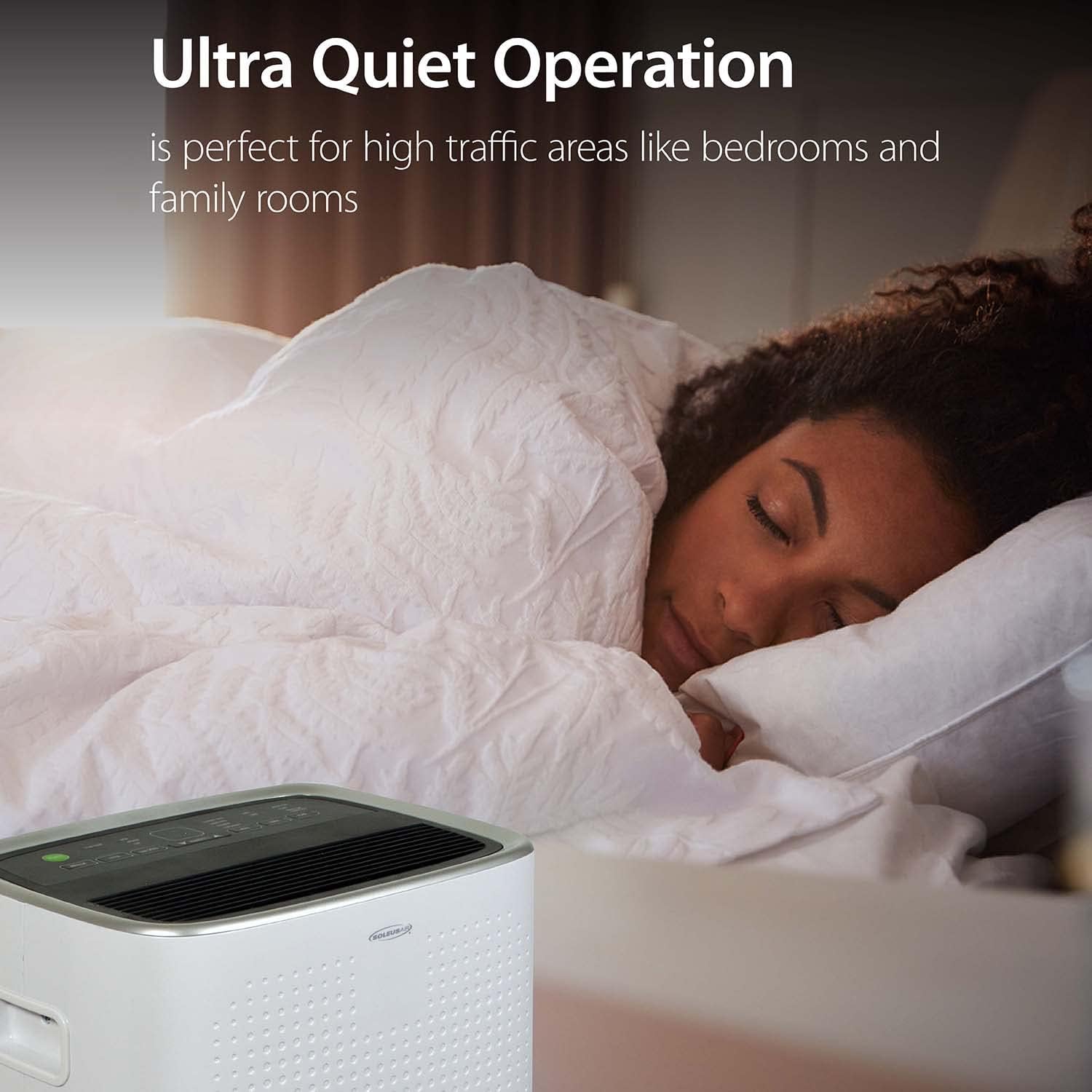 Soleus Air Energy Star Rated 50 Pint (Former 70 Pint) Dehumidifier for Up to 4,500 Sq Ft, Overheat Prevention Safety Sensors, Easiest To Operate with MyHome Programming, Mirage Display