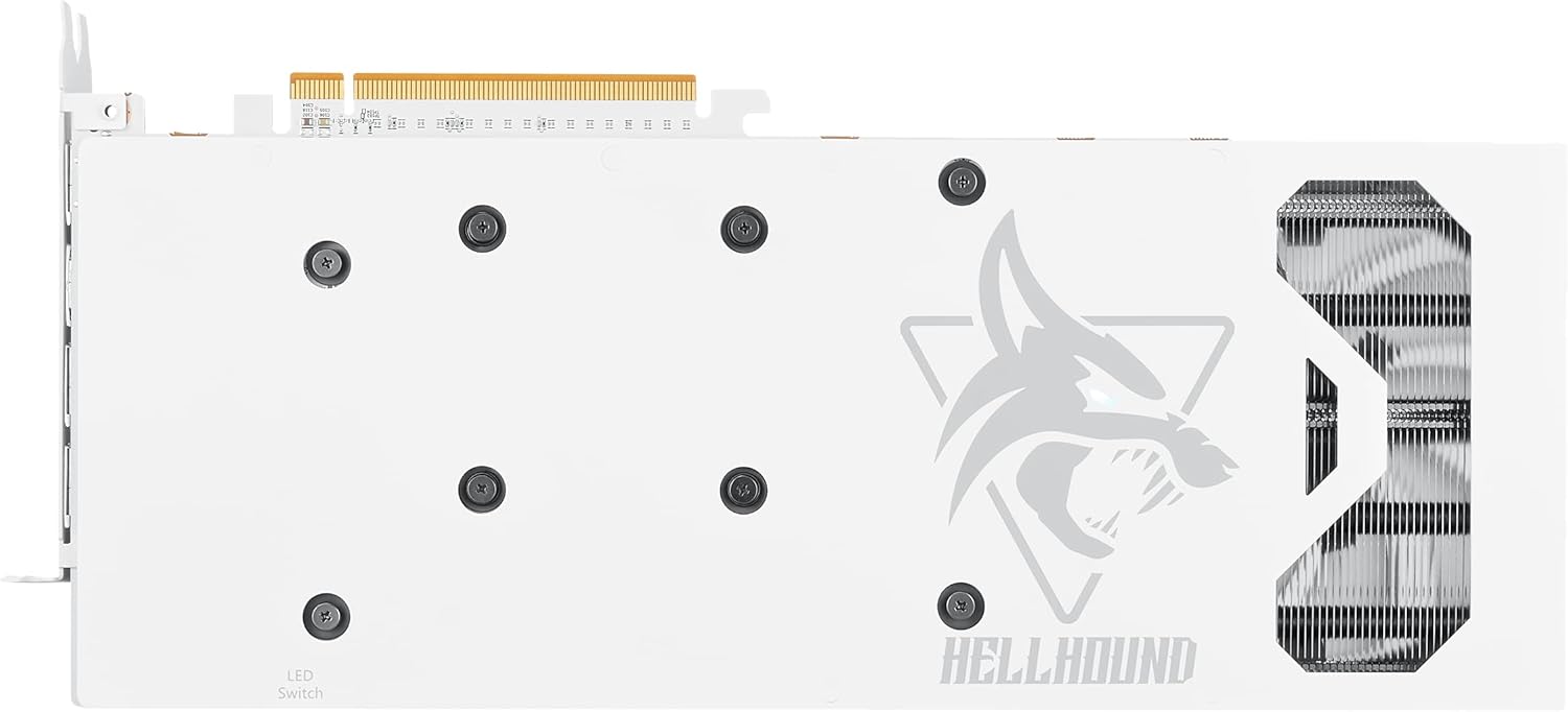 PowerColor Hellhound Spectral White AMD Radeon RX 6700 XT Gaming Graphics Card with 12GB GDDR6 Memory, Powered by AMD RDNA 2, HDMI 2.1