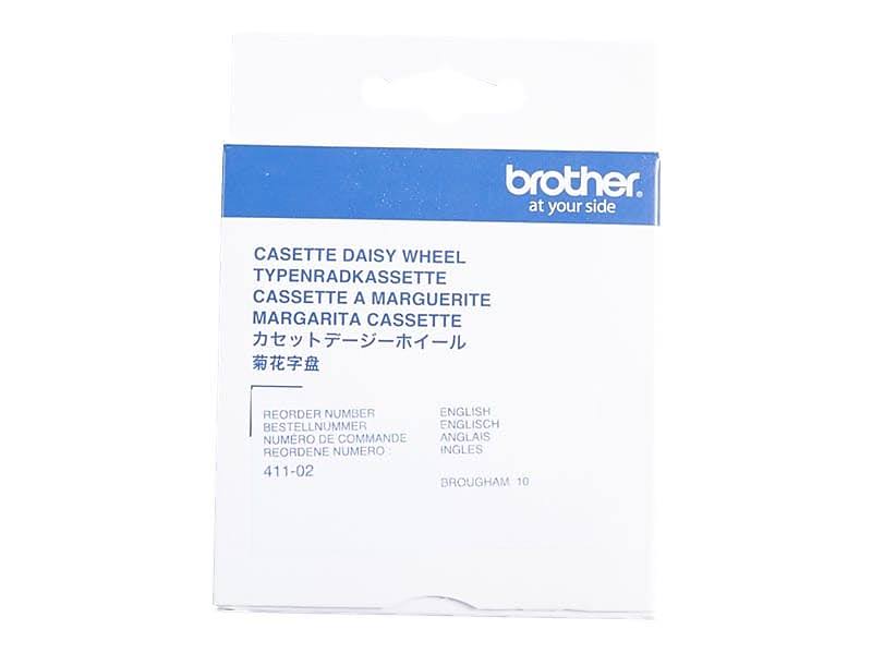 Brother 411 Brougham 10-Pitch Cassette Daisywheel for