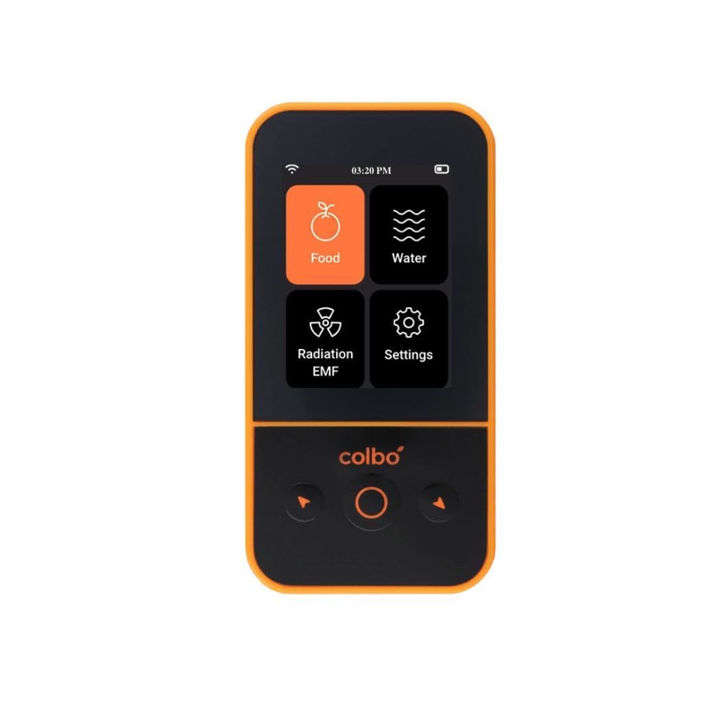 Colbo SafeCheck: 4-in-1 Digital EMF Meter, Radiation Detector, TDS Water Tester, and Nitrate Tester. Food and Water Quality Measuring, Radiation Meter, and Nuclear Survival Gear