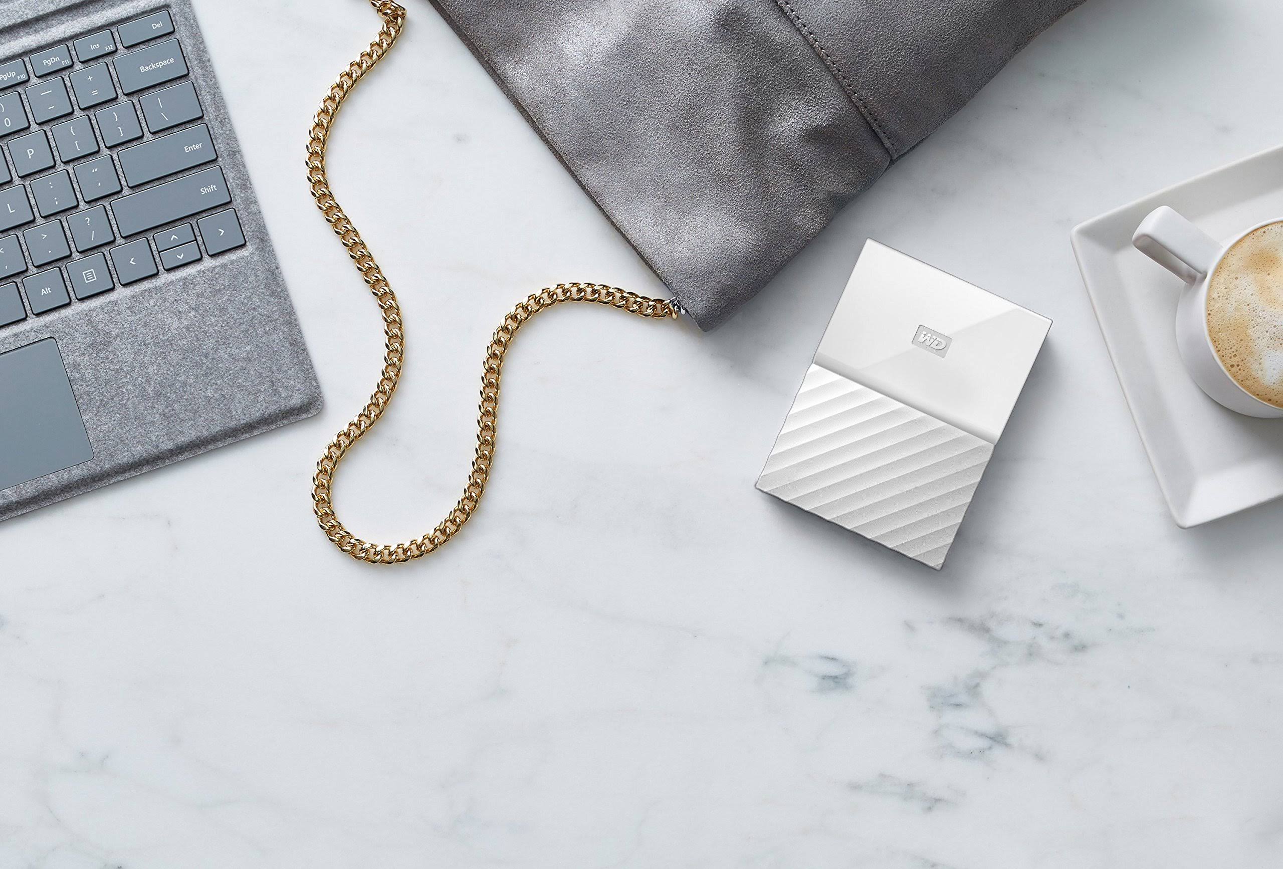 WD 3tb My Passport Portable Hard Drive USB 3.0 Wdbyft0030bwt-wesn - White