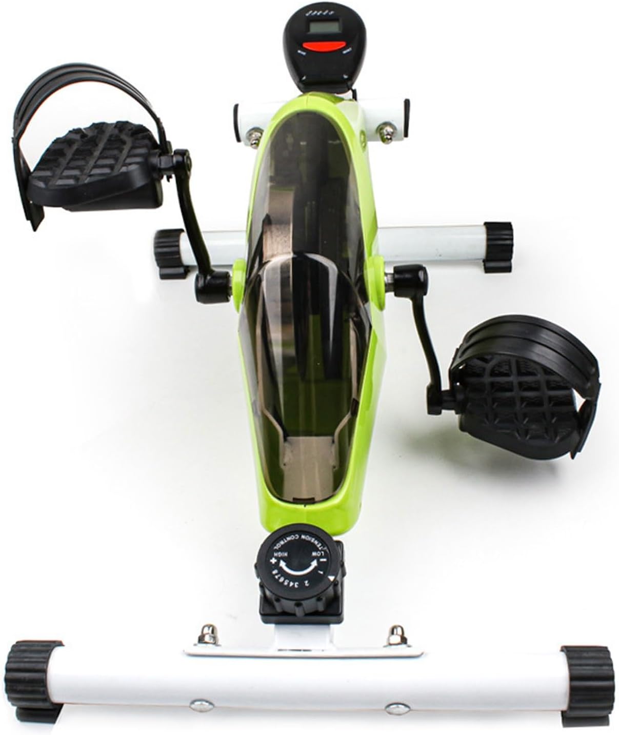 Exercise Bike Magnetic Under Desk Bike Pedal Exerciser, Mini Exercise Bike Desk Cycle, Arm Leg Exerciser for Physical Therapy Desk Exercise, Rehabilitation Training Equipment for the Elderly Under Des