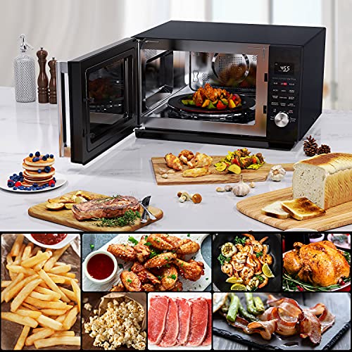 Galanz GSWWA12S1SA10 3-in-1 SpeedWave with TotalFry 360, Microwave, Air Fryer, Convection Oven with Combi-Speed Cooking