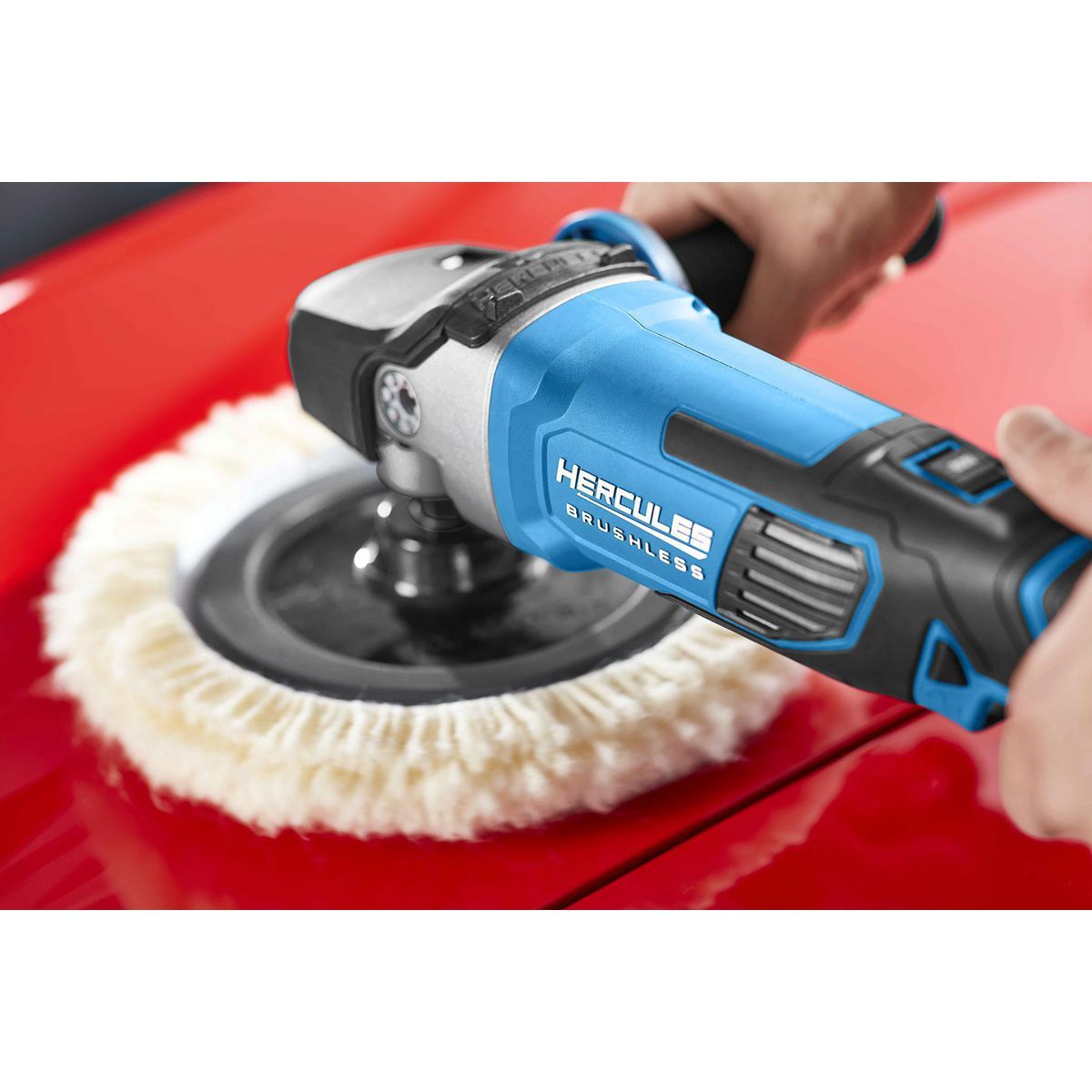 HERCULES 20V Brushless Cordless, 7 in. Variable-Speed Rotary Polisher/Sander - Tool Only