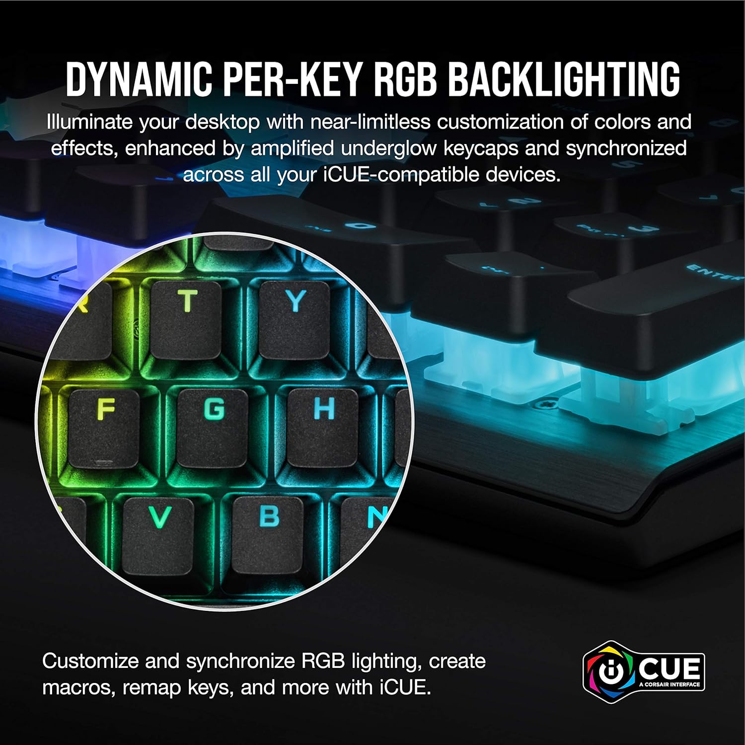 Corsair K60 RGB Pro SE Mechanical Gaming Keyboard - CHERRY Mechanical Keyswitches - Durable Aluminum Frame - Customizable Per-Key RGB Backlighting (Renewed) Pack of 2