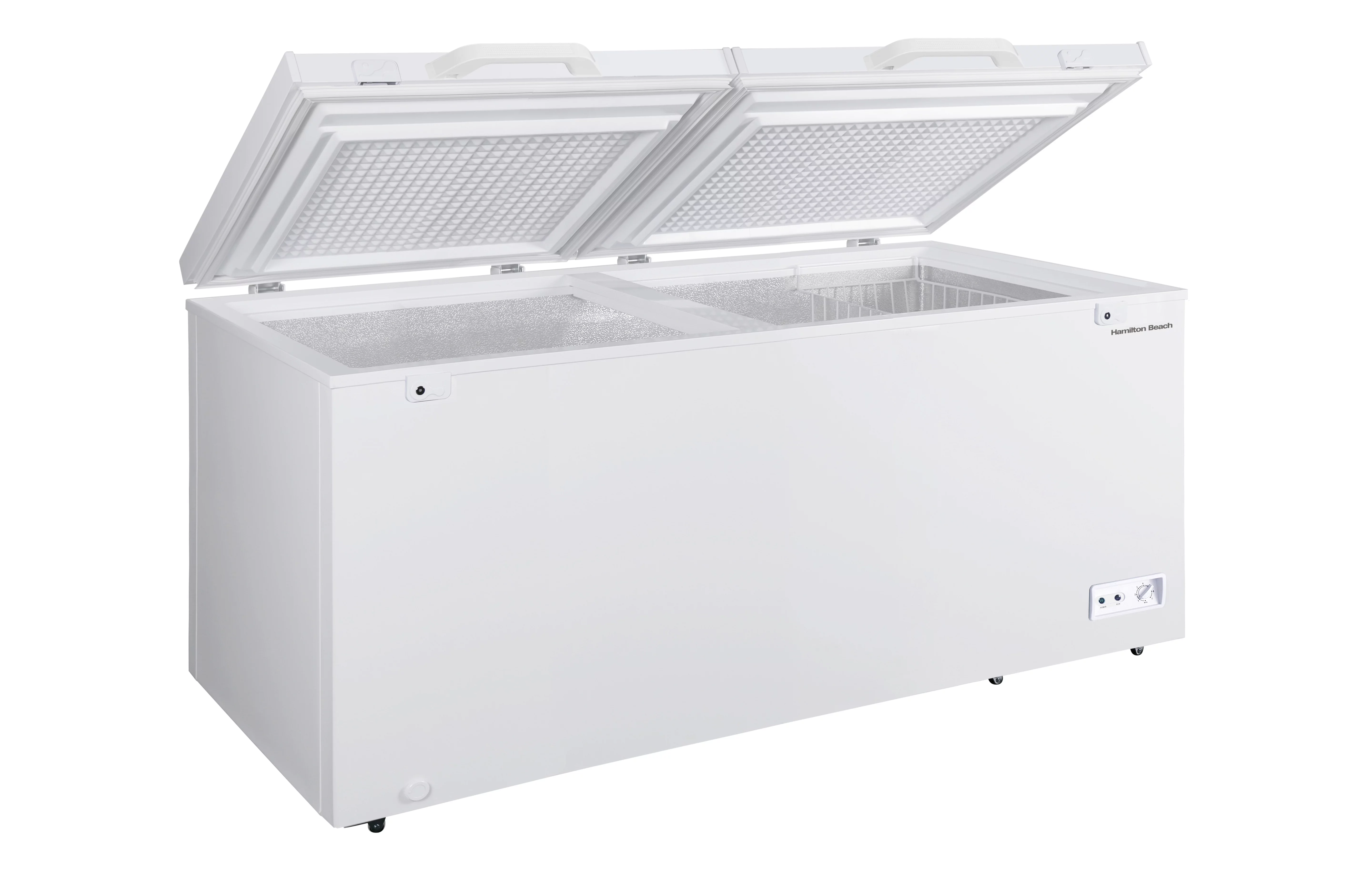 Hamilton Beach 17 Cu. ft. Chest Freezer, Double Door,White