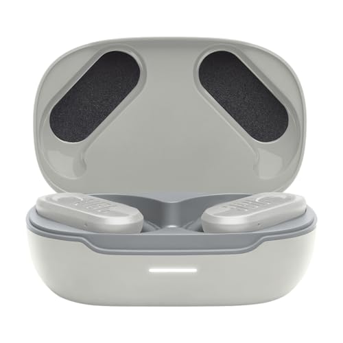 JBL Endurance Peak 3 - Dust and Water Proof (IP68) True Wireless Active Earbuds, Pure Bass Sound, Up to 50 Total Hours of Playback with Speed Charge, Ambient Aware & Talk Thru (White)
