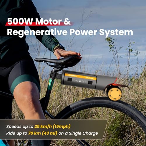 LIVALL PikaBoost 2 E-Bike Rear Wheel Conversion Kit with 220Wh Battery, Electric Bike Conversion Kit with LED & App Control for Road Bikes