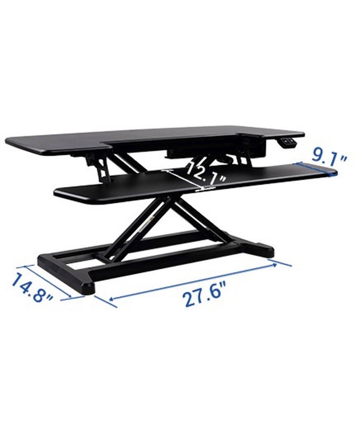 FlexiSpot AlcoveRiser EM7MB - Standing desk converter - electric height adjustment - black