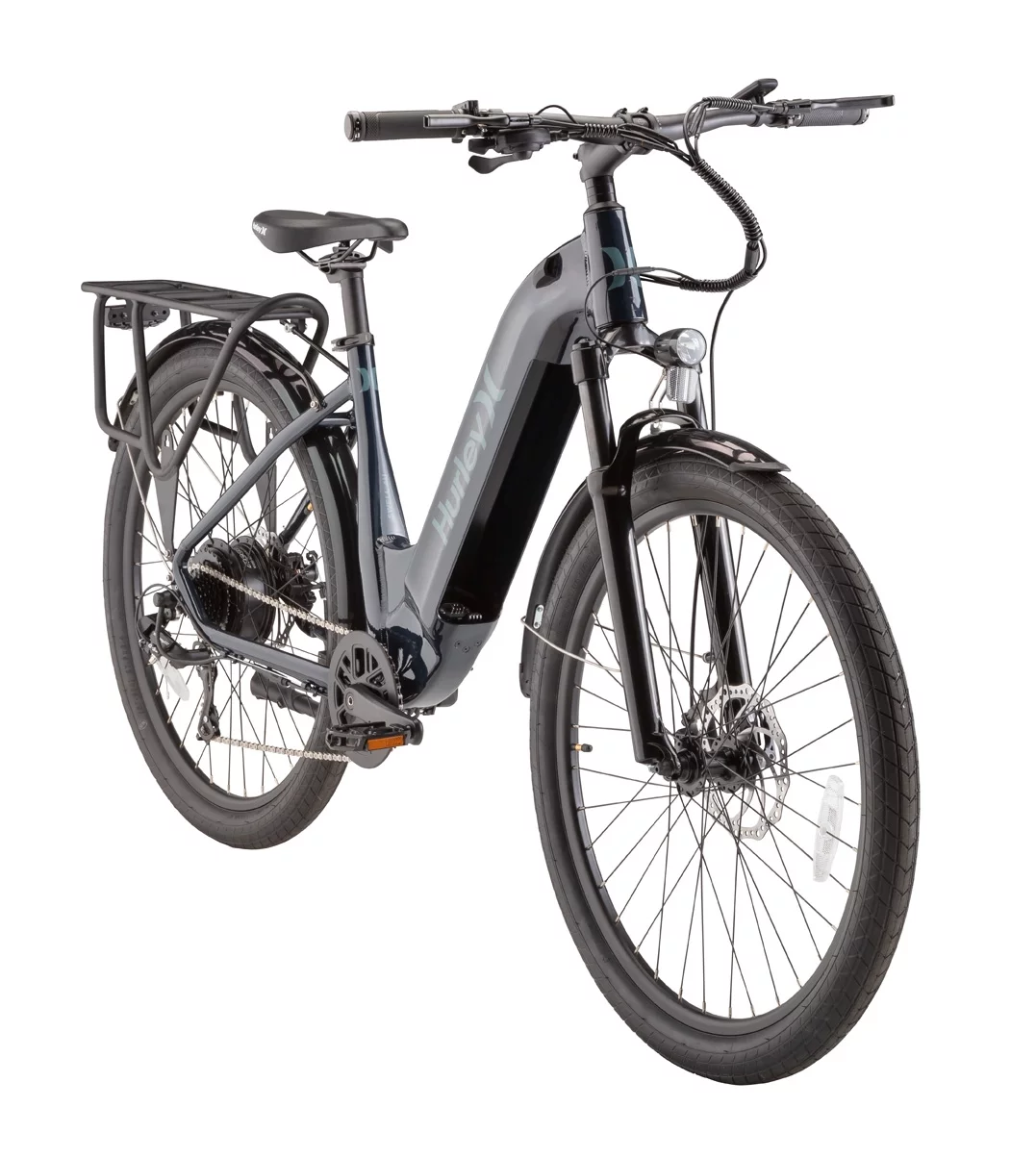 Hurley Swell 4U Suspension Ebike 500 Watt 48 Volt Pedal Assist | 16 Inch, Black - Curated Treasures Market
