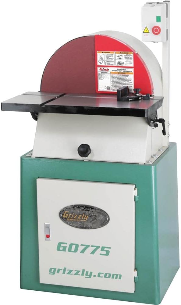 Grizzly Industrial G0775-20" Heavy-Duty Disc Sander