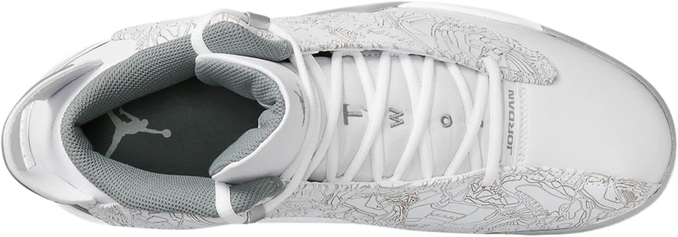 Jordan Air Dub Zero Men's Shoes Size - 12 White/Cool Grey